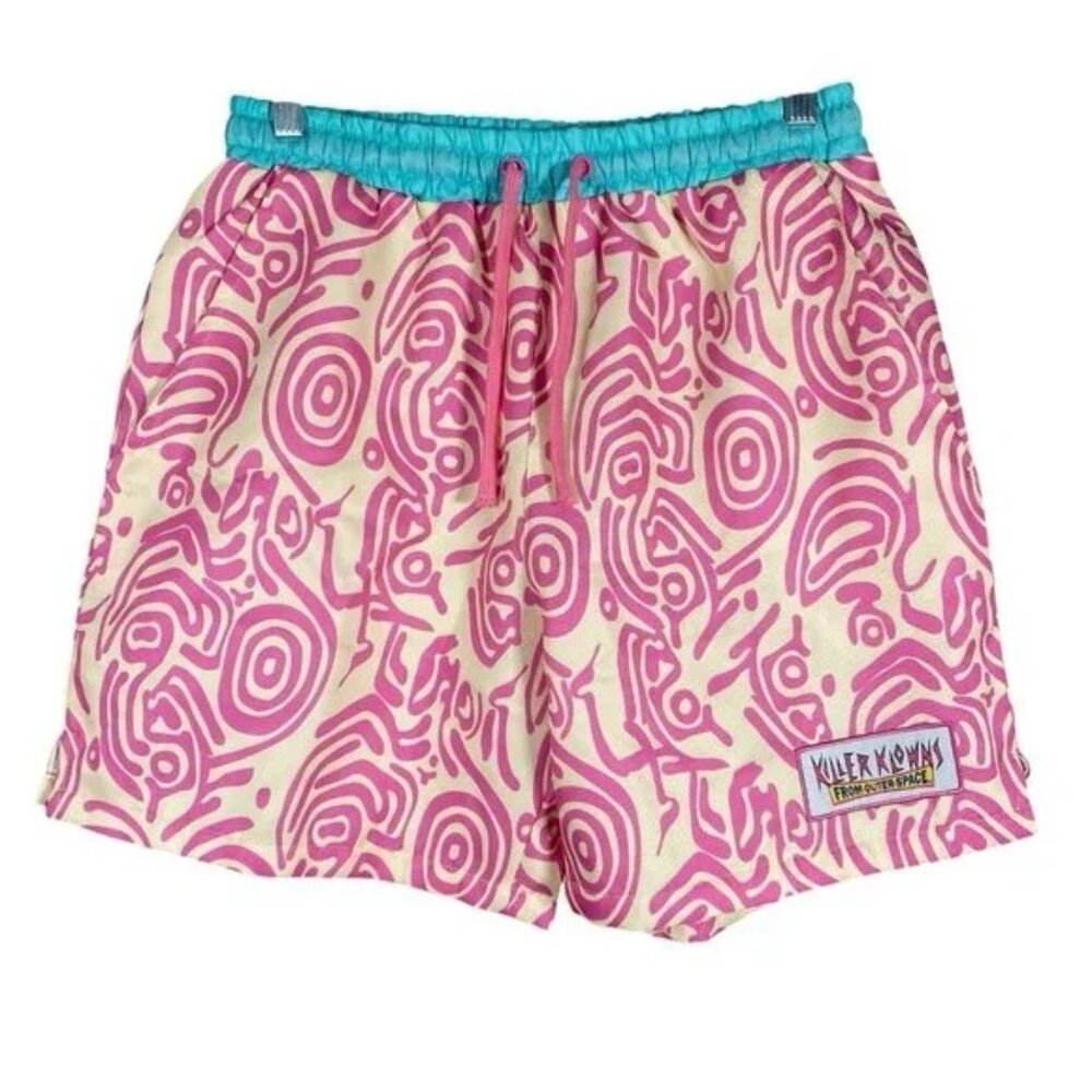New? KILLER KLOWNS From Outer Space Swim Shorts Trunks w/ Mesh Lining 2XL